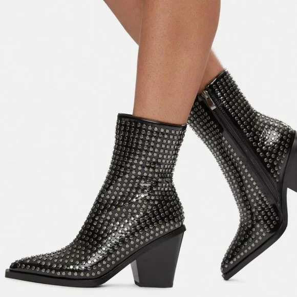 Gothic Southern Western Death Rock Boots Size 7.5 Dolls Kill - Picture 3 of 4